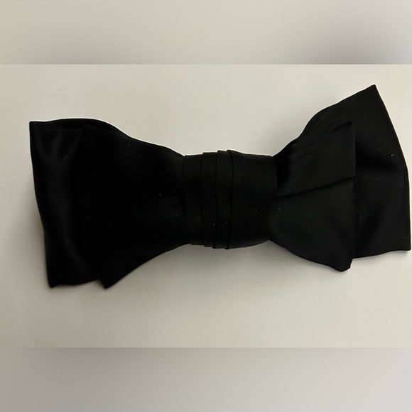 New French Clip Talbots Barrette Black Bow made in France - Picture 16 of 16